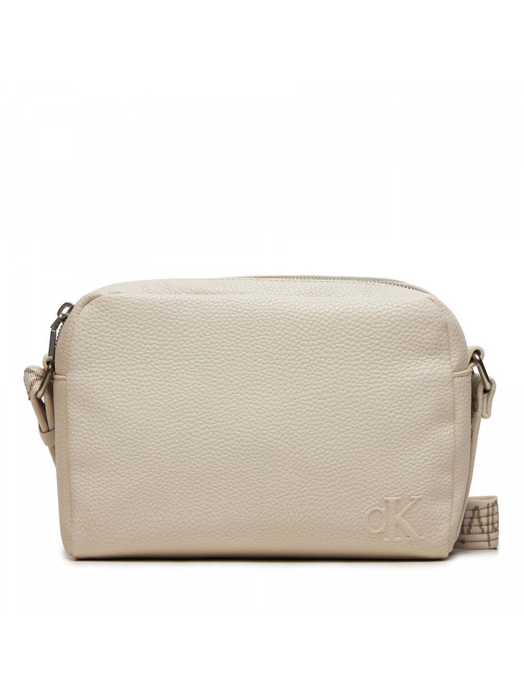 Kabelka Calvin Klein Jeans Ultralight DblZip Camerabag 21 K60K612283 Écru